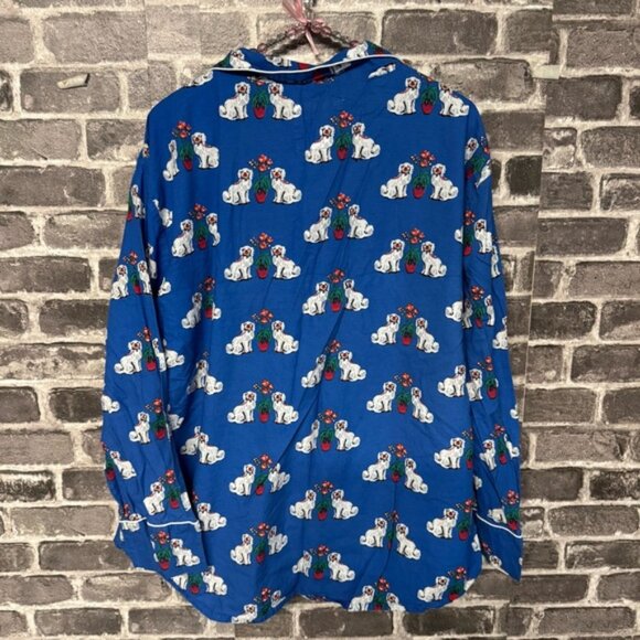 Printfresh matching spaniels pants sleep set blue white pajama set - Picture 10 of 15